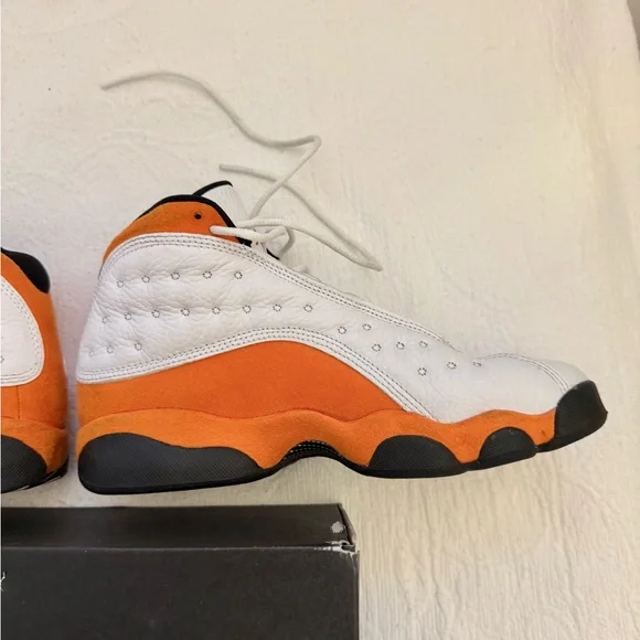 Nike Air Jordan 13 Retro Starfish Orange GS 5.5Y  Women’s 7 Sneakers Youth Kids - Picture 9 of 15
